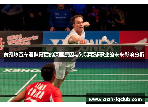 黄雅琼宣布退队背后的深层原因与对羽毛球事业的未来影响分析